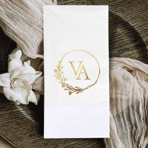 Kişiye Özel 40x40 cm Bordo Renk Kağıt Peçete