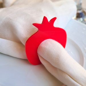 Nar Akrilik Peçete Halkası