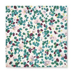 Story 33x33 cm Desenli 2 Katlı 20'li Kare Beyaz Renkli Kağıt Peçete