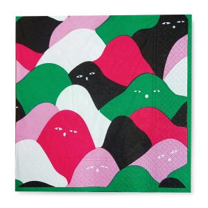 Story 33x33 cm Desenli 2 Katlı 20'li Kare Beyaz Renkli Kağıt Peçete