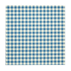 33x33 Cm 3 Katlı 20'li Mavi Beyaz Pötikare Desenli Kağıt Peçete