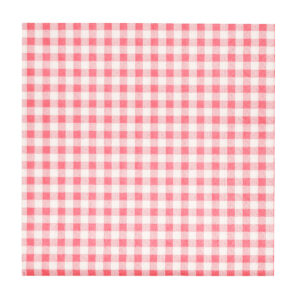 33x33 Cm 3 Katlı 20'li Pembe Beyaz Pötikare Desenli Kağıt Peçete