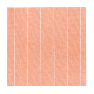 33x33 Cm 3 Katlı Beyaz Çizgili Desenli 20'li Açık Pembe Renkli Kağıt Peçete